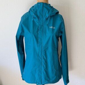 Rab sz S Downpour Waterproof Jacket Women's Blue Jacket pertex shield like new